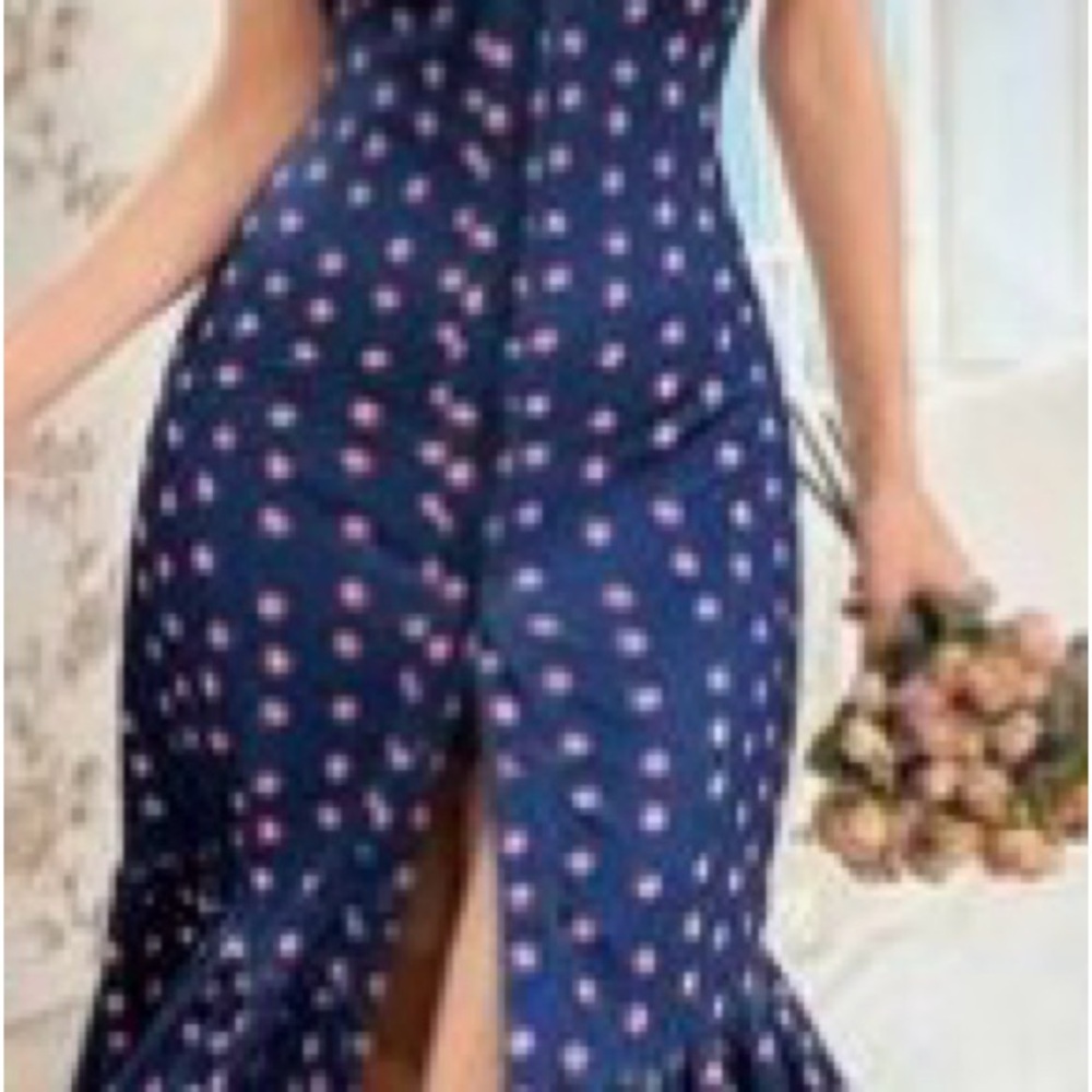Pink and Blue Sleeveless Sheath Dress with Sweetheart Neckline